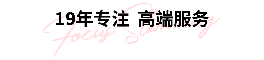 19年专注 高端服务